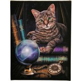 Tablou canvas pisica Ghicitoarea 19x25cm - Lisa Parker